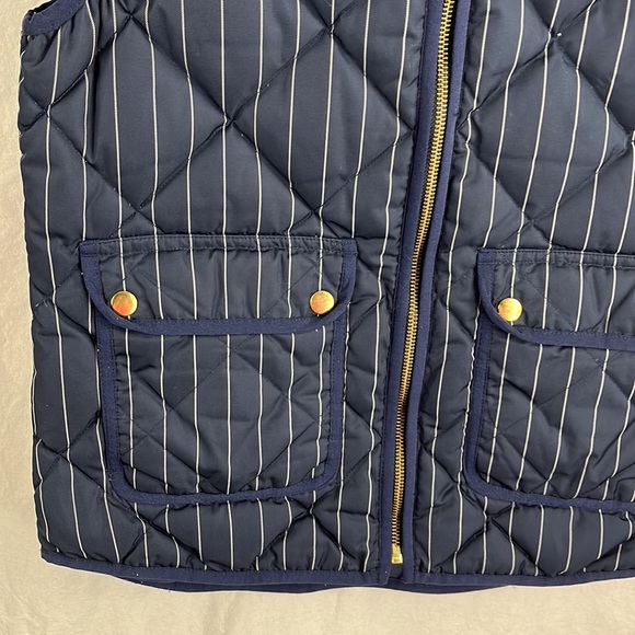 J crew xs excursion pin stripe vest - Picture 5 of 9